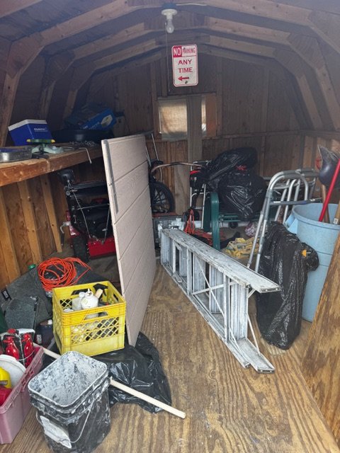 BEFORE - Shed Cleanout