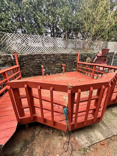 BEFORE - Deck Removal