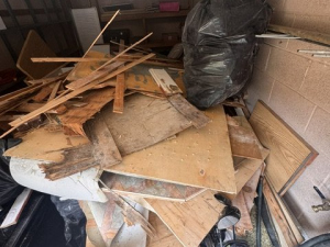 Kitchen Demo Cleanup During