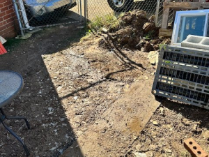 AFTER - Glass Hazardous Debris Pickup