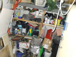 BEFORE - Emergency Garage Junk Removal