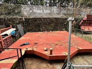 DURING - Deck Removal