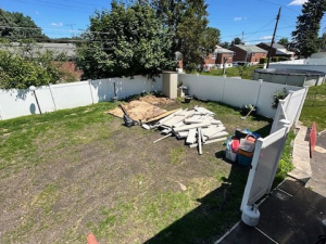 DURING - Shed & Debris Removal